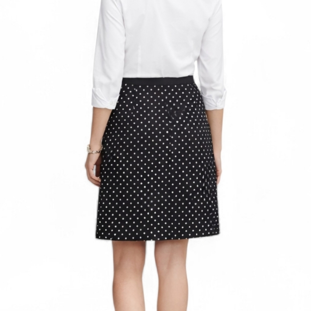 White House Black Market Black White Diamond Skirt 12 - Picture 2 of 8